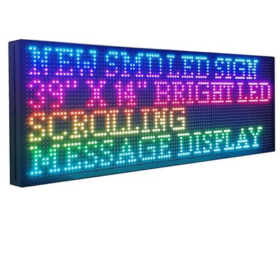 WIFI Programmable Led Sign Full Color P10 Outdoor SMD LED Panel Display