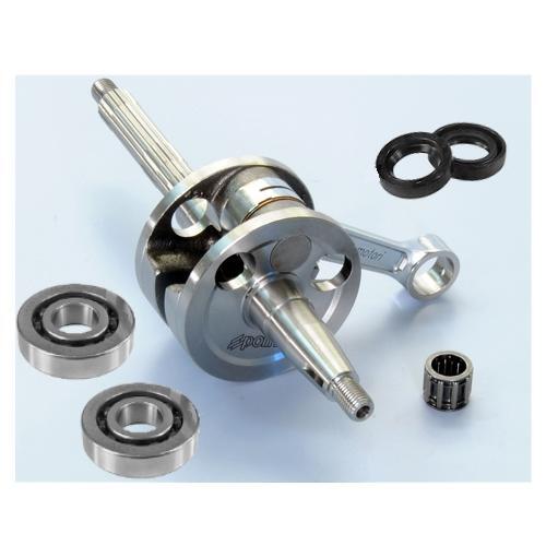 Pack vilebrequin Polini avec roulements et joints spi pour scooter Piaggio Zip 50 2T