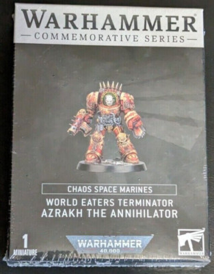 Games Workshop Warhammer 40k World Eaters Terminator Azrakh the Annihilator New