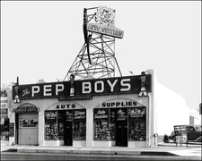 1936 Pep Boys Store Photo 8X10 - Manny Moe Jack