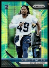 2018 Panini Prizm Shaquem Griffin SP RC Hyper Rookie #45/275 Seattle Seahawks