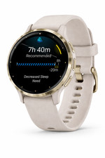 Garmin Venus 3S GPS Smartwatch 41mm Ivory/Cream Gold Used C Grade