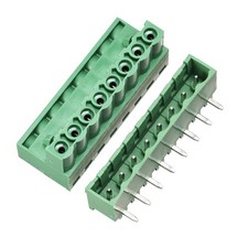 5 Set 8-Pin 5.08mm Pitch Right Angle PCB Screw Terminal Block Connector