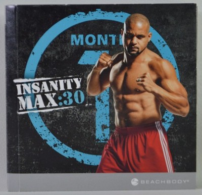 Insanity Max 30 Thirty Beachbody Cardio Workout 10 DVD Disc Set Months 1 and 2