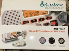 Cobra Marine MR F55-D Class D Fixed Mount VHF Radio – New