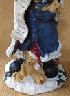 Young's Inc, 2002 Resin Santa w/Teddy Bears & Nasty/Nice List--9.75" Figurine — photo 4