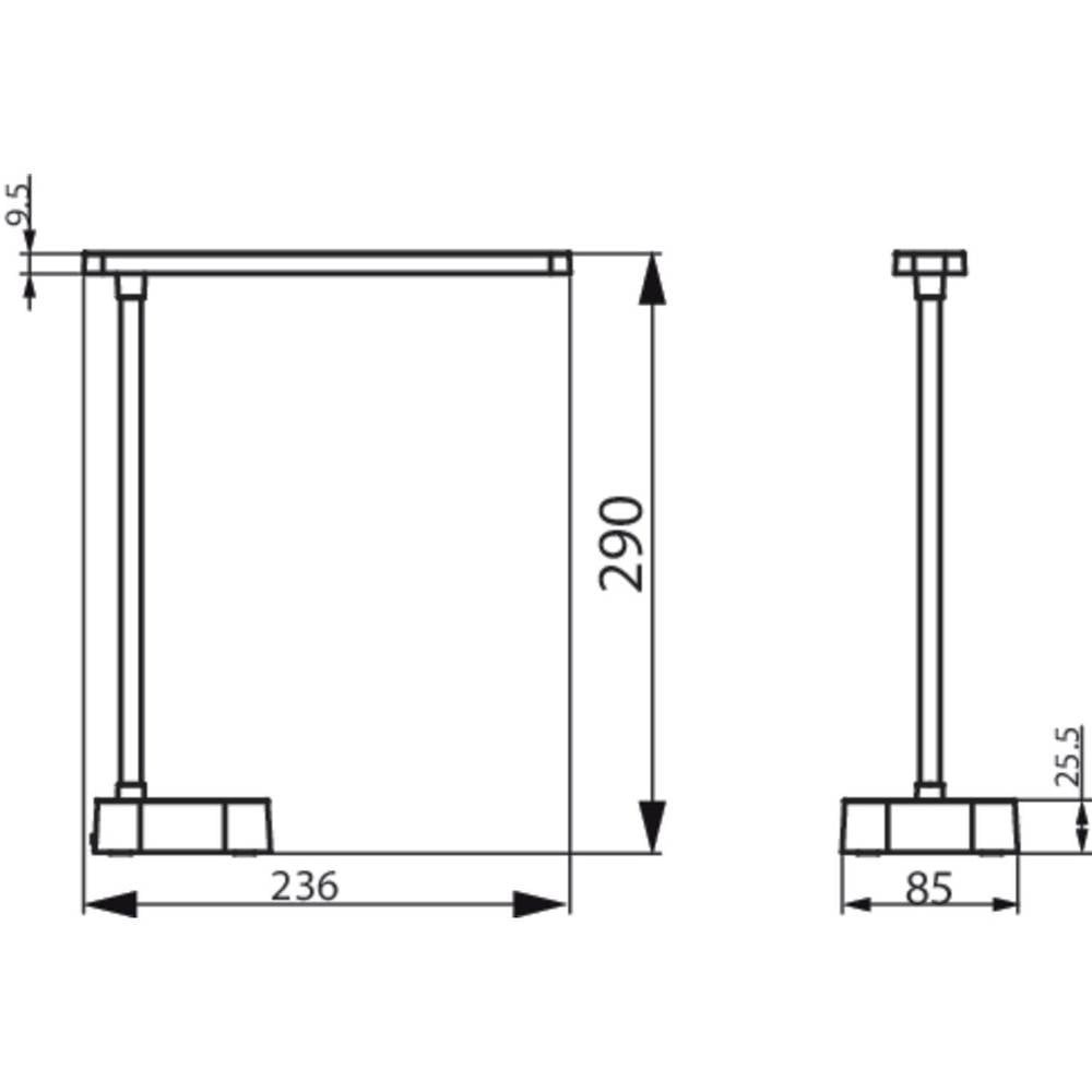 Lampe de table sans fil rechargeable Philips LED Tilpa tactile