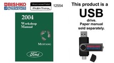 2004 Ford Mustang Factory Shop Service Manual Usb Drive