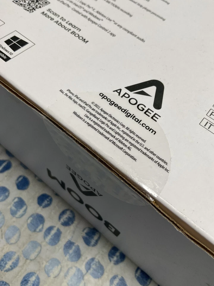 Apogee BOOM 2x2 USB-C интерфейс записи аудио с DSP FX *новый/запечатанный * - Изображение 3 из 3