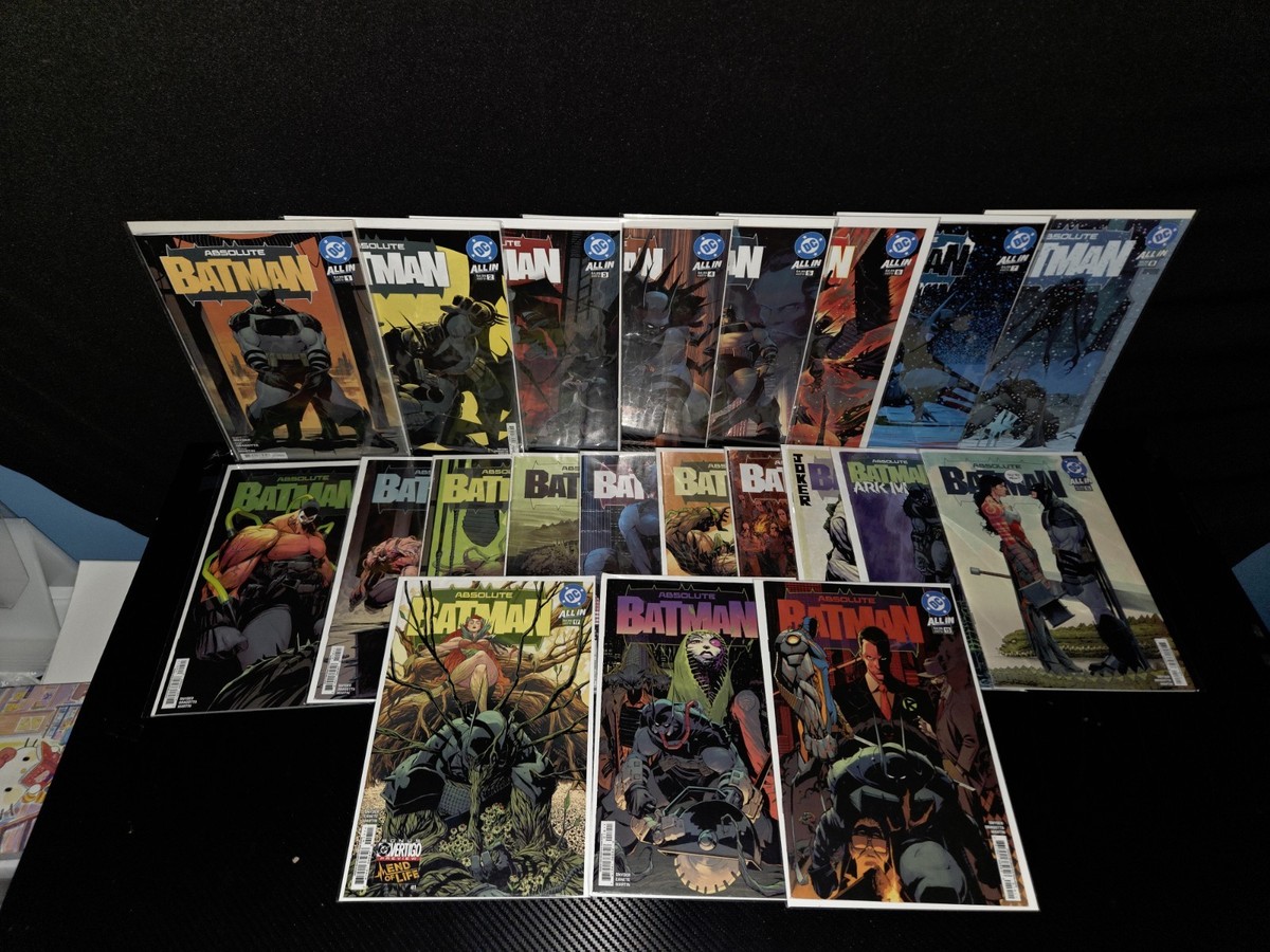ABSOLUTE BATMAN 1-19 1ST PRINT CVR A VARIANTS 66 BOOK LOT DC