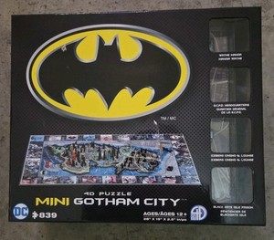 This is a 4D Puzzle of Gotham City from 4D Cityscape.  Pre Owned 
