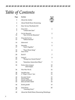 WORLD MUSIC DRUMMING: NEW ENSEMBLES AND SONGS: A Cross-Cultural Curricular Supp,