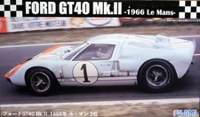 Ford GT40 Mk II 1966 Le Mans 2nd GULF 1:24 Model Kit Bausatz Fujimi 126043