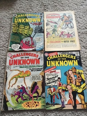 Challengers of the Unknown Lot 4 Issues #12 #24 #48 British Edition #4