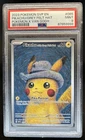 2023 Pokemon x Van Gogh SVP Pikachu Grey Felt Hat #085 PSA 9 MINT