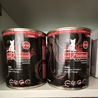 Catz Finefood Katzenfutter Nassfutter Huhn Nr.103 getreidefrei ohne Zuckerzusatz