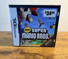 Nintendo New Super Mario Bros. Original Game CASE ONLY Nintendo DS w/ Box Art