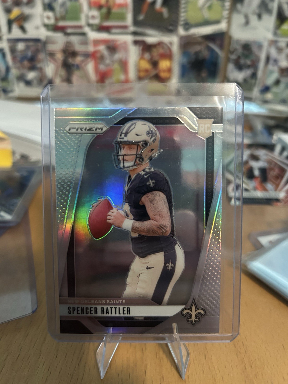 2024 Panini Prizm - Rookies Spencer Rattler #388 Silver Prizm (RC)