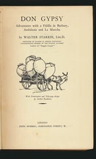 Arthur Rackham Illustrated 1936 1st Ed. Travel Spain Africa + Photos & Map