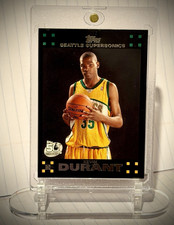 Topps 2007-08 Kevin Durant Seattle SuperSonics Rookie #112 NBA Card. rookie card picture