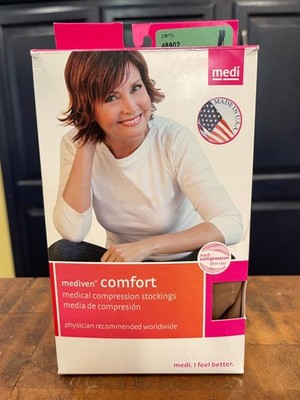 Mediven Plus Women's 20-30 Compression REGULAR Closed Toe Panty Natural Sz II 2