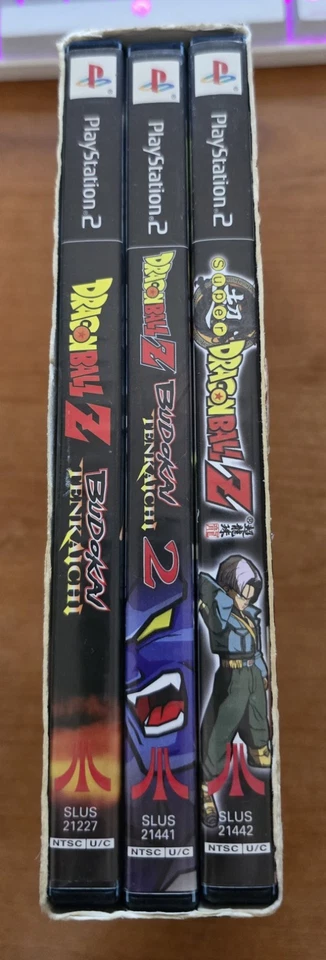 DRAGONBALL Z TRILOGY COFANETTO NTSC U/C PER PLAYSTATION 2 PS2 - Immagine 3 di 4