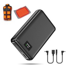 30000mAh Heated Vest Battery Pack 7.4V Heating Vest Battery Bank Power Bank w...