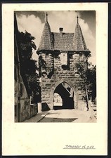 Foto-AK Iphofen, Blick auf das Stadttor 
