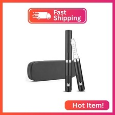 60 Unit Peptide Pen Injector with Adjustable Dose Dial Black 