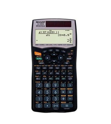 Sharp Scientific Calculator  Solar Battery Hard Cover Case, Model# EL-W516