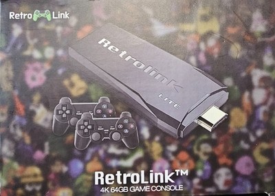 RetroLink TM 4K 64GB Game Console  4K Game Stick Lite