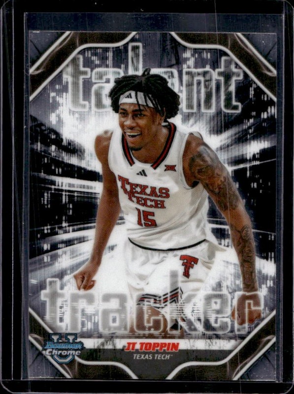 2025-26 Bowman JT Toppin Talent Tracker Chrome #TT-21 Red Raiders
