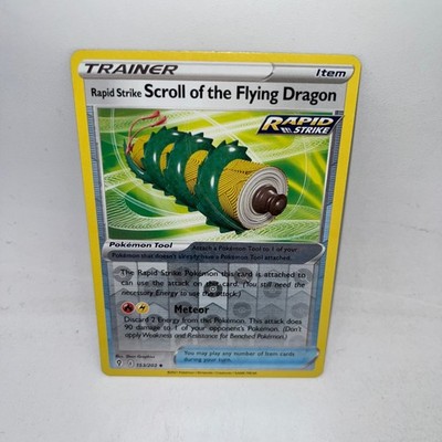 Rapid Strike Scroll of the Flying Dragon 153/203 Evolving Skies Reverse Holo