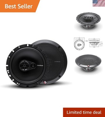 6.5  3-Way Coaxial Car Speakers - Robust Sound Performance, Easy Installation