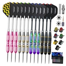 Darts Metal Tip Set - Steel Tip Darts Darts Set Professional Pink - Pioneer