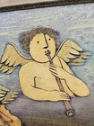 Original Oil Painting Cherub Musicians Signed & Framed — photo 3