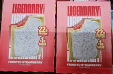 Legendary Foods Protein Pastry - Strawberry 8 Pack X 2 Protein Snack Keto Friend