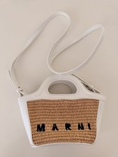Original Marni Tropicalia Micro Bag Weiß/Nat...