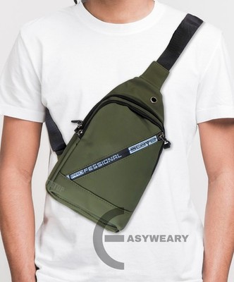 Mens Sling Bag Crossbody Chest Shoulder Messenger Neoprene Backpack Waterproof