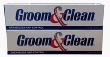 2 - Groom and Clean Greaseless Hair Control 4.5 Oz Each