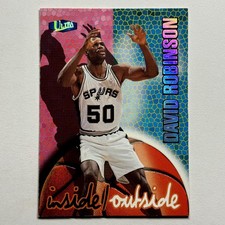 1997-98 Fleer Ultra #3 IO David Robinson Inside Outside Spurs