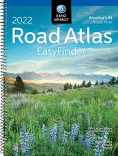2022 Easyfinder Midsize Road Atlas (Rand McNally Road Atlas Midsize Easy  - GOOD