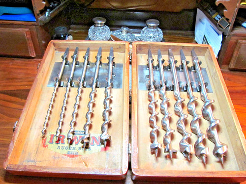 Vintage Irwin Complete Boxed  Auger Bit Set USA  PRICE CUT !!