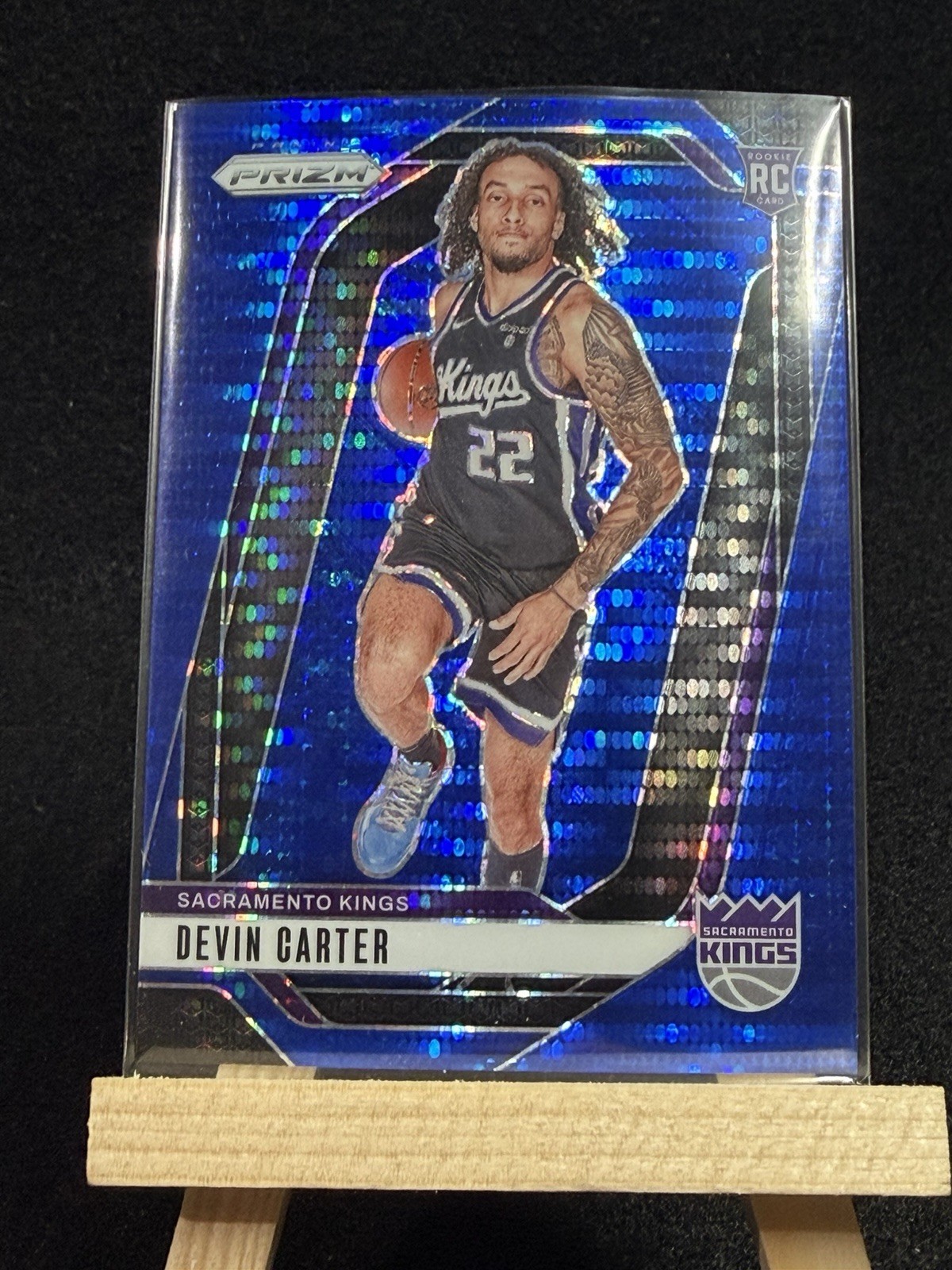 2024 PANINI PRIZM DEVIN CARTER #231  Blue Pulsar /99