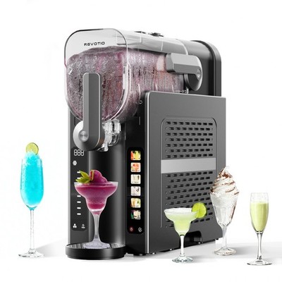 Slushie Machine for Home, 88 oz Slushy Machine, No Ice Needed Black