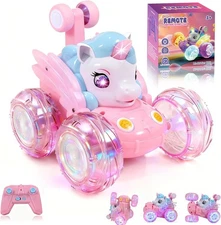 Unicorn Toys RC Car for Girls 4-6 Pink Cute Remote Control Toy Beginner... 