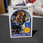 Autographed Signed Brad Lohaus 1989-90 NBA Hoops Basketball Card #332
