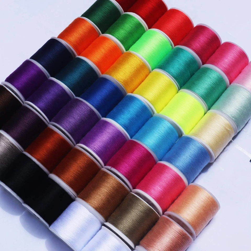 45 spools Sewing Thread Kits Polyester for Hand & Machine Sewing Total 4500yards - Image 2 of 4