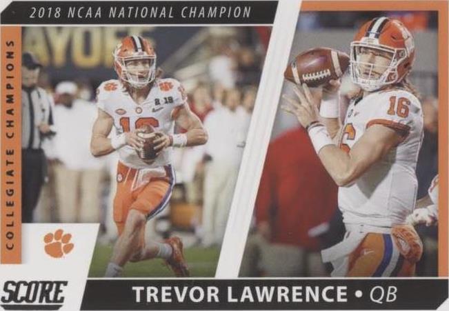 2021 Score Trevor Lawrence #CC10 - 1 of 2