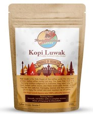 Monkey Business Coffee - Wild Kopi Luwak Coffee Whole Beans - Ethically Sourc...